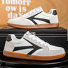 Minhvora Men's Retro Trainer Shoes, Trendy Versatile Wide Toe Shoes, Soft Wear-Resistant Crepe Sole Casual Sports Skate Shoes